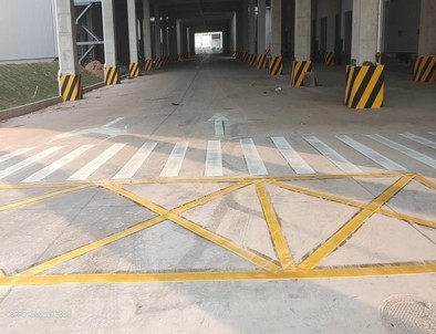 晋中晋中厂区道路标线施工