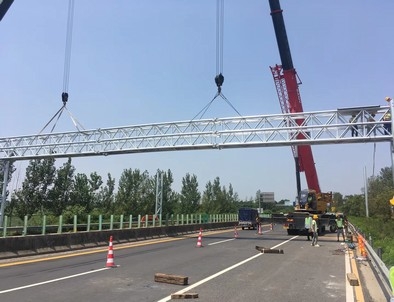 晋中晋中门架标牌施工现场