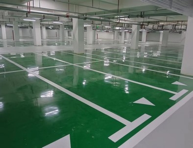 晋中晋中小区停车场标线